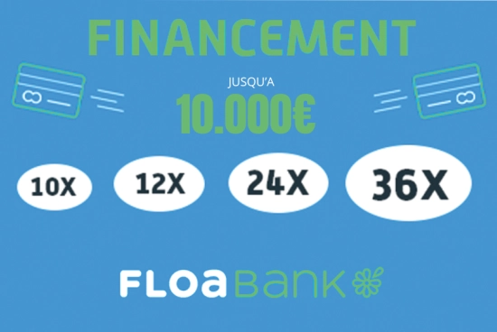 FINANCEMENT 3, 4, 10, 12 et jusqu'à 24 fois sans frais