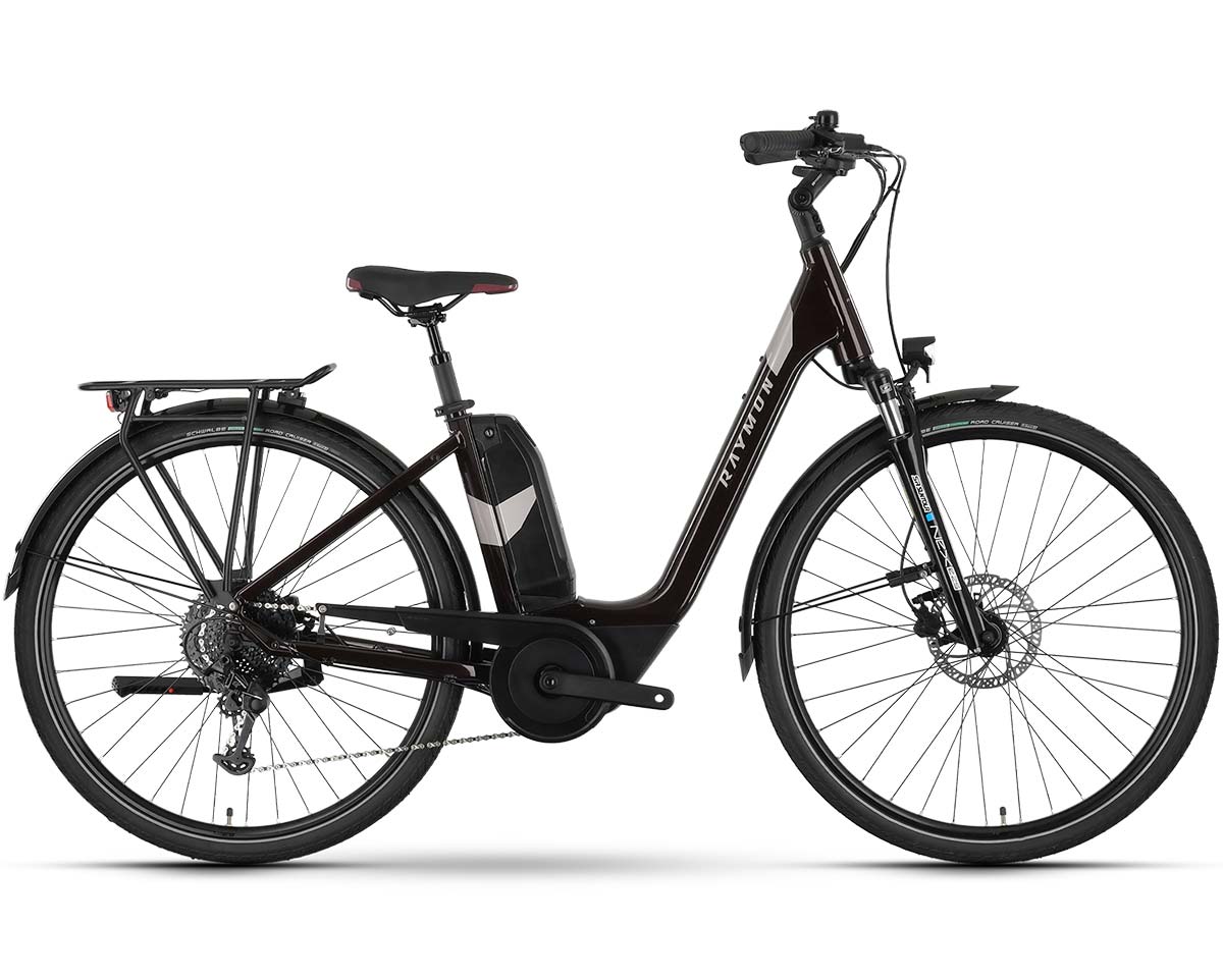 Vélo électrique urbain CITYRAY E 5.0 SE 26 Rouge Nébuleux